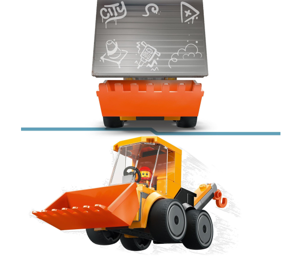 LEGO CITY 60483 Pojazdy — ładowarka kołowa - 1473494 - zdjęcie 9